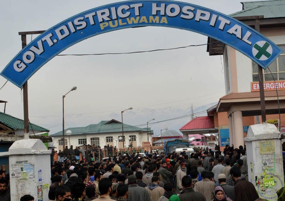 Storeroom used as IPD ward in DH Pulwama